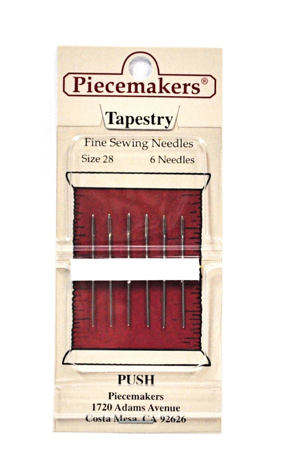 Piecemaker Tapestry Fine Sewing Needles Size 28 - Image 1 of 1