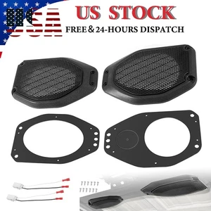 6.5" Overhead Soundbar Speaker Adapters For 2018-Up Jeep Wrangler JL & Gladiator - Picture 1 of 9