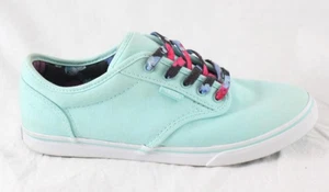 Vans Damen-Freizeitschuhe mintgrün geblümt gefüttert Größe 7,5 FW035 - Bild 1 von 12