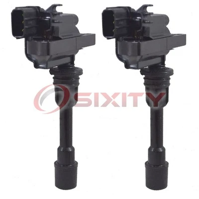 2 pc Hitachi Ignition Coils for 2001-2003 Mazda Protege 2.0L L4 Spark Plug xb - Image 1 of 4
