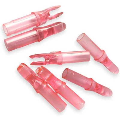 60pcs Arrow Nocks ID6.2mm Insert Tails Plastic Archery Arrow Shaft Bow Hunt DIY - Image 1 of 4