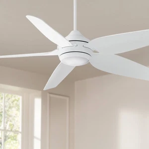 52" Casa Vieja Del Diego White LED Indoor/Outdoor Ceiling Fan - Picture 1 of 8