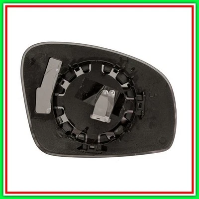 Piastra Specchio Sinistra Asferica Cromata Skoda Roomster-(Anno 2006-2010) - Immagine 1 di 2