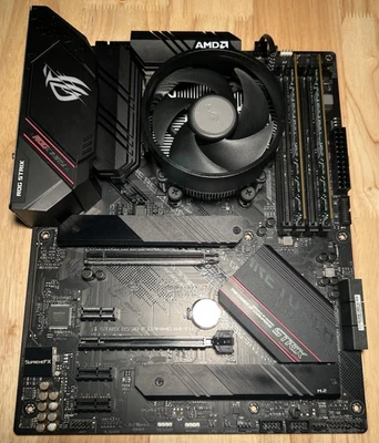 CPU+Motherboard+RAM Combo: ASUS ROG STRIX B550-F GAMING (WI-FI)+R5 1600(AF)+8GB - Image 1 of 4