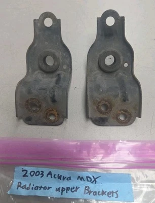 Juego de soportes de radiador superior Acura MDX 2003 izquierda y derecha OEM Foto 1 de 3