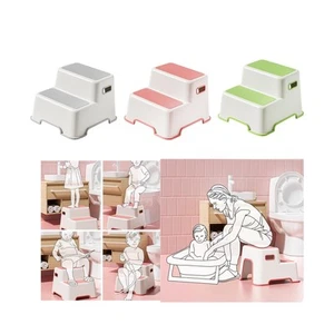 Two Step Stool for Toddlers, Reinforced Ribs, Non-Slip, Thick Rubber Legs, - Picture 1 of 22