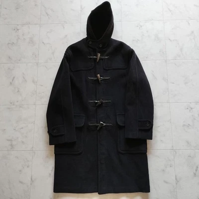 Rare 90s Gloverall Kingston Duffle Coat 100% Wool Herringbone - Image 1 of 4