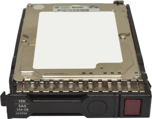 HP 146GB 2.5" 15K 6G SAS HDD Festplatte EH0146FBQDC 627114-001 mit Rahmen - Bild 1 von 5