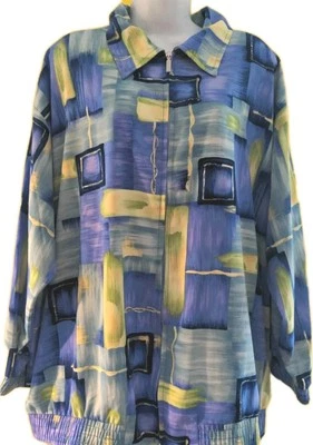 SPORT SAVVY Woman's Plus Size Polyester Long Sleeve Jacket - Size 1X - Image 1 of 4