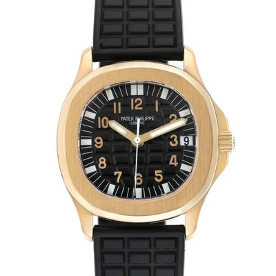 Patek Philippe Aquanaut Yellow Gold Black Dial Mens Watch 5066 5066J - Image 1 of 4