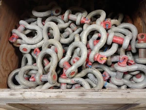 1 ea. Crosby 1 pulgada Grillete de anclaje de pasador de tornillo 8-1/2 toneladas 1018534 G-209 EE. UU. - Imagen 1 de 3