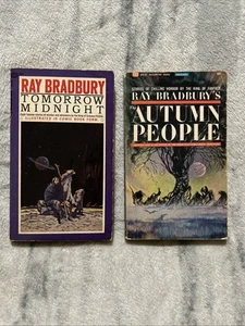 Autumn People, Tomorrow Midnight by Ray Bradbury, first editions and printings - Picture 1 of 14