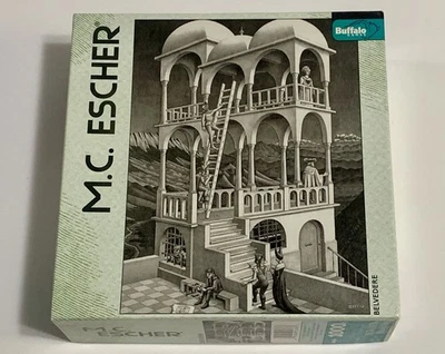 M. C. Escher 1958 Belvedere 1000 Piece Jigsaw Puzzle - Buffalo Games / No Poster - Image 1 of 4