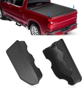 Cubiertas de bolsillo con estacas de riel de cama compatibles con GMC Sierra 1500/Chevy Silverado... - Imagen 1 de 7