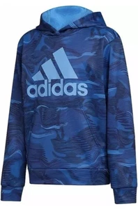 Adidas’s Youth Tech Fleece Hoodies- Size XL 18/20 NWT Boy Pullovers Blue - Picture 1 of 3
