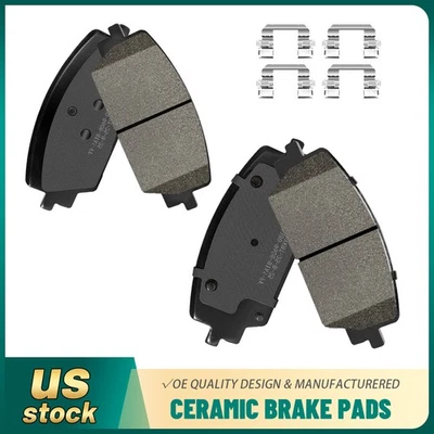 Front Premium Ceramic Brake Pads For Hyundai Santa Fe 2021 2022 2023 Kia Sorento - Image 1 of 4