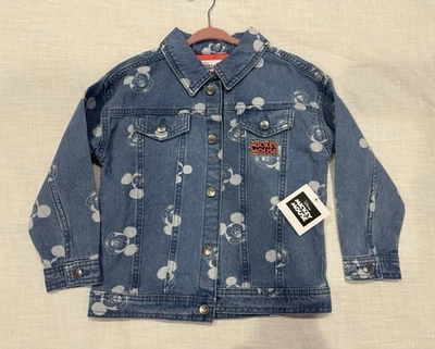 Chaqueta vaquera azul Disney Mickey Mouse niños talla 6. Unisex. Nuevo con etiquetas Foto 1 de 2
