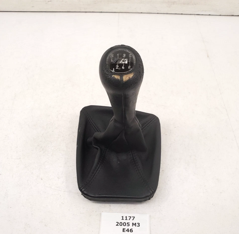 ✅ 01-06 OEM BMW E46 M3 MT iluminado palanca de cambios cuero * Foto 1 de 4