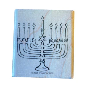 Stampin' Up! Sello de goma Menorah 2005 nuevo - Imagen 1 de 2