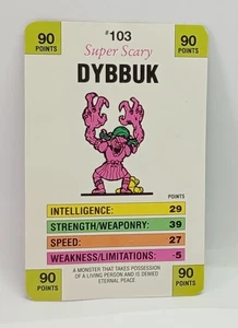 Monster in My Pocket Serie 4 Super Scary Battle Karten #103 Dybbuk - Bild 1 von 3