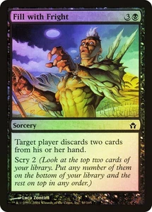 MTG FOIL Fill with Fright  - Fifth Dawn #050 - Picture 1 of 1