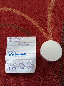 📈 HARMAN KARDON VOLUME KNOB HK 590i STEREO RECEIVER - Picture 1 of 4