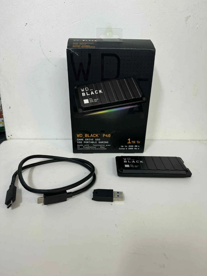 WD_BLACK P40 GAME DRIVE SSD 1TB - Image 1 of 4