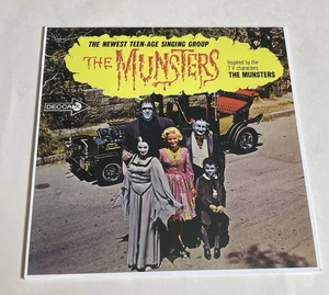 The Munsters (2020) Vinyl LP Record Pumpkin Orange & Black Splatter Color NM - Picture 1 of 5