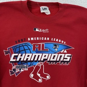 Vtg 2007 Boston Red Sox Sweater Mens Medium MLB Baseball Champions World Series - Picture 1 of 8