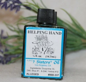 Helping Hand Magickal Oil (1) 4DRMs Protection, Good Luck,  Santeria, Hoodoo,  - Picture 1 of 10