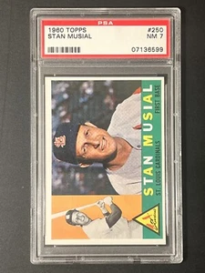 1960 Topps Stan Musial #250 PSA 7 - Picture 1 of 3