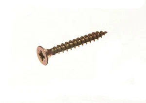 New 5,000 X Chip Board Screw Fixings Yzp Yellow Zinc Plated Steel 4.5 X 40 - One - Picture 1 of 1