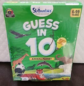 New Skillmatics Guess in 10 Animal Planet Family Card Game of Smart Questions 
