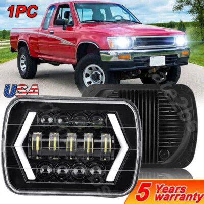 Faro LED 5x7 7x6 haz sellado alto/bajo para furgoneta Ford E-150 E250 E350 E450 E550 Foto 1 de 4