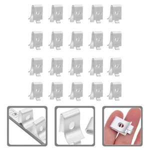 20pcs Kitchen Cabinet Closet Furniture Metal Shelf Clips Cabinet Shelf Clips - Picture 1 of 11