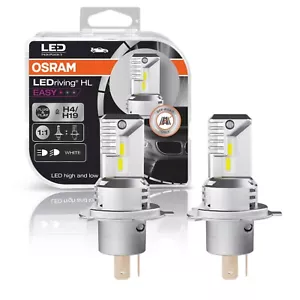 COPPIA LAMPADE LAMPADINE H4 LED HL EASY OSRAM LUCE BIANCA 6000K ALTA LUMINOSITA' - Foto 1 di 5