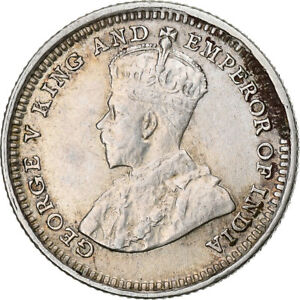 [#374738] Pièce de monnaie, Straits Settlements, George V, 5 cents, 1926, EF, argent, KM:36