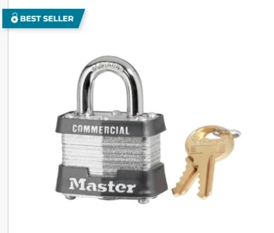 Master #3 Keyed Alike Padlock - pack of 6 - Image 1 of 2