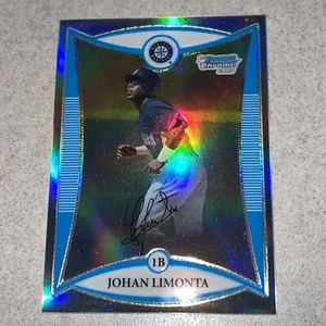 2008 Bowman Chrome Prospects Refractor #BCP237 Johan Limonta Mariners /500 - Picture 1 of 2