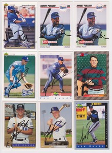 Kansas City Royals Signed auto cards PICK LIST 1.69-3.49 each autograph MLB 2nd