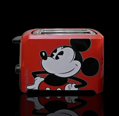 Disney-Mickey Mouse Tostadora 2 Rebanadas Hojas Mickey Mouse Impresión en Tostada DCM-21 Foto 1 de 4