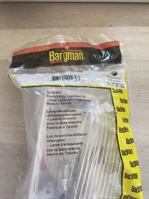 Lente de repuesto transparente Bargman para autocaravana exterior luz de porche cámper 34-78-517 Foto 1 de 3
