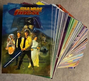 Star Wars Finest 1996 Topps Chromium Trading Cards + Refractor & Chase - Singles - Picture 1 of 358