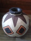 VASE, AFRIKA, KONGO, RITUAL, DECO, 20x18,5 cm. LEICHT, ORIGINAL?!! 