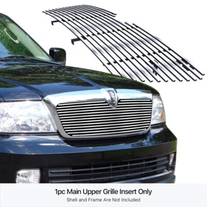 Fits 2003-2006 Lincoln Navigator Upper Stainless Chrome Billet Grille Insert - Picture 1 of 7