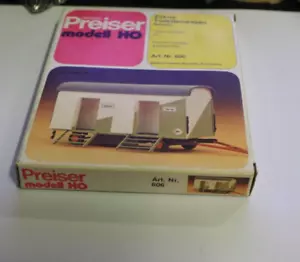 preiser modell h0 nr 606 zirkus toilettenwagen - Bild 1 von 1