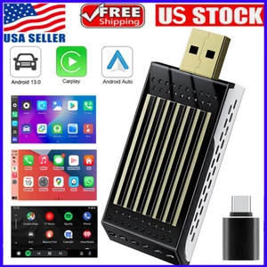 ​Universal Wireless CarPlay Adapter Auto Connect Android iOS Netflix YouTube New - Picture 1 of 18
