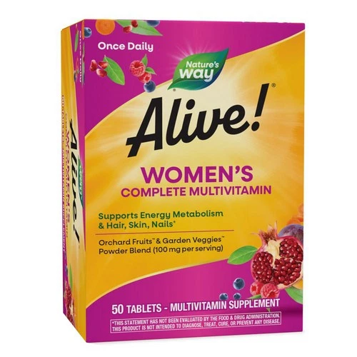 ¡Vivo! Multivitamínico Energy Complete para mujer 50 unidades por Nature's Way Foto 1 de 1