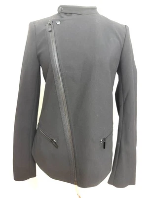 Chaqueta Elizabeth And James Negra Moto Puño con Cremallera Talla 2 Foto 1 de 4