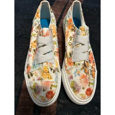 Tenis informales Blowfish para mujer Marley sin cordones de lona floral talla 8,5 Foto 1 de 4